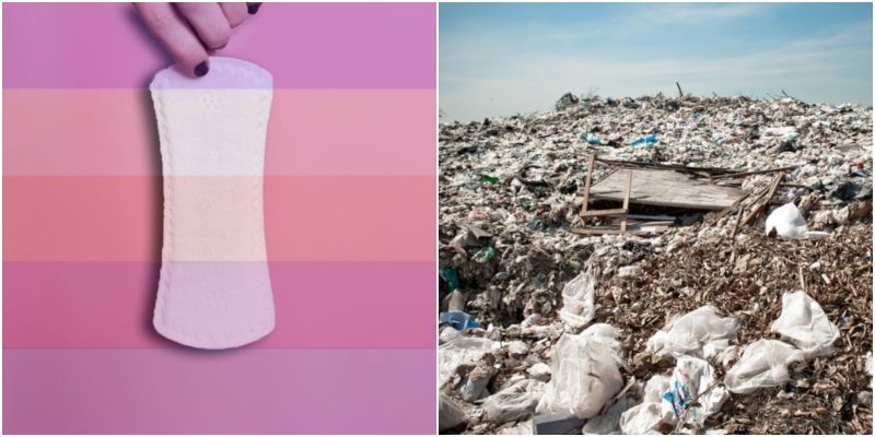 पर्यावरण के लिए खतरा बना लाखों टन सैनिटरी नैपकिन का कचरा