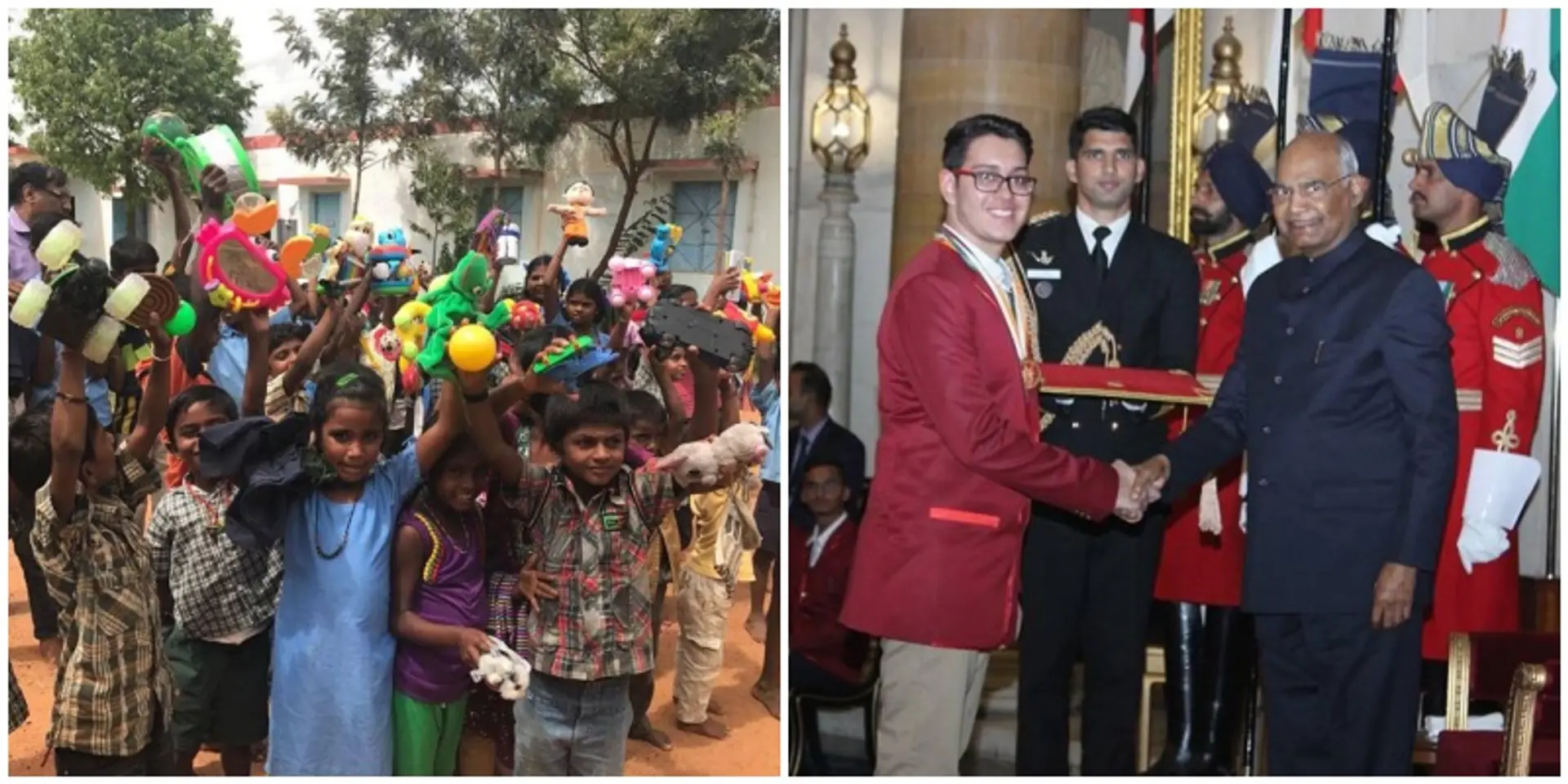 गरीब बच्चों को दान किए खिलौने बांटकर फैलाई खुशियां, राष्ट्रपति ने किया पुरस्कृत