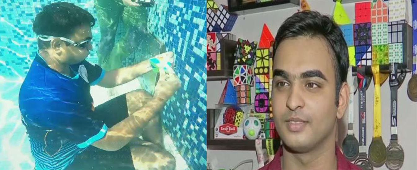 मुंबई के आईटी छात्र प्रभु ने पानी में सांस रोक कर बनाया नया वर्ल्ड रिकॉर्ड