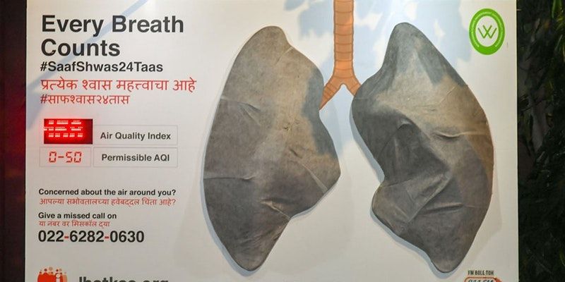 ವಾಯುಮಾಲಿನ್ಯದಿಂದ ಏಳು ದಿನಗಳಲ್ಲಿ ಕಪ್ಪು ಬಣ್ಣಕ್ಕೆ ತಿರುಗಿದ ಕೃತಕ ಶ್ವಾಸಕೋಶ