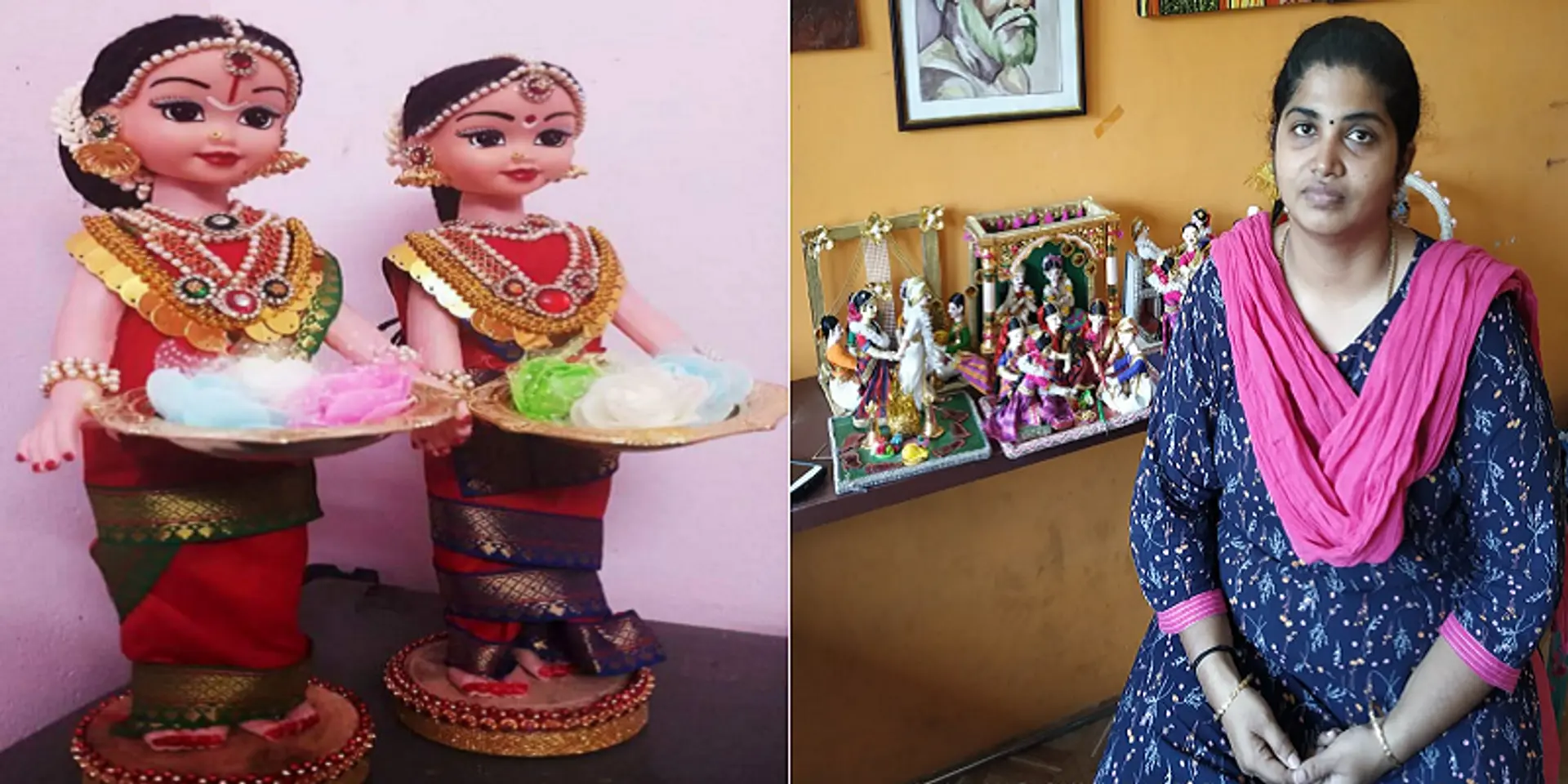 நிஜக் கல்யாணங்களின் பொம்மை வெர்ஷன்: வருமானம் ஈட்டும் தொழிலாக செய்யும் மதுரை நித்யா!