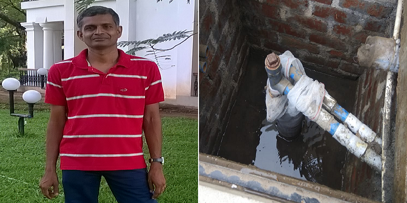 தன் வீட்டில் சேமித்த மழைநீரால் பஞ்சத்திலும் டென்ஷன் ஃப்ரீயாக இருக்கும் சென்னைவாசி ரவிராஜா!