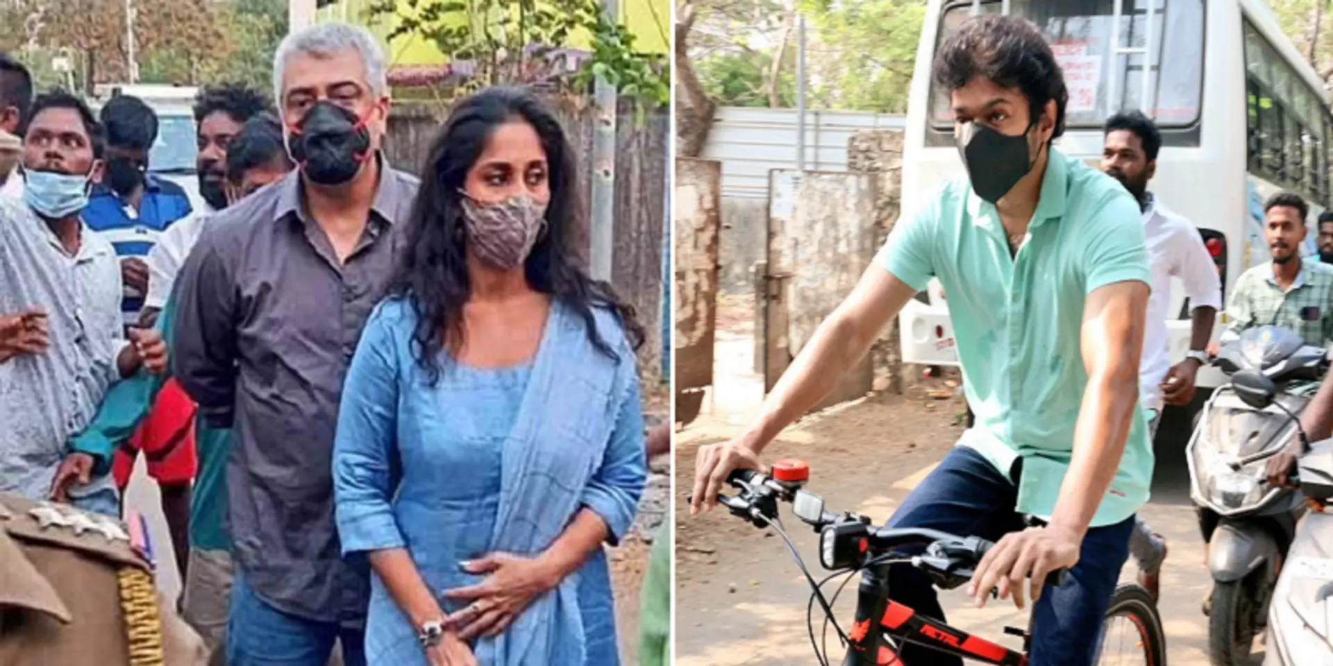 'சைக்கிளில்' விஜய்; கோபப்பட்ட அஜித்; செல்லூர் ராஜு தர்ணா: தேர்தல் சுவாரஸ்யங்கள்!