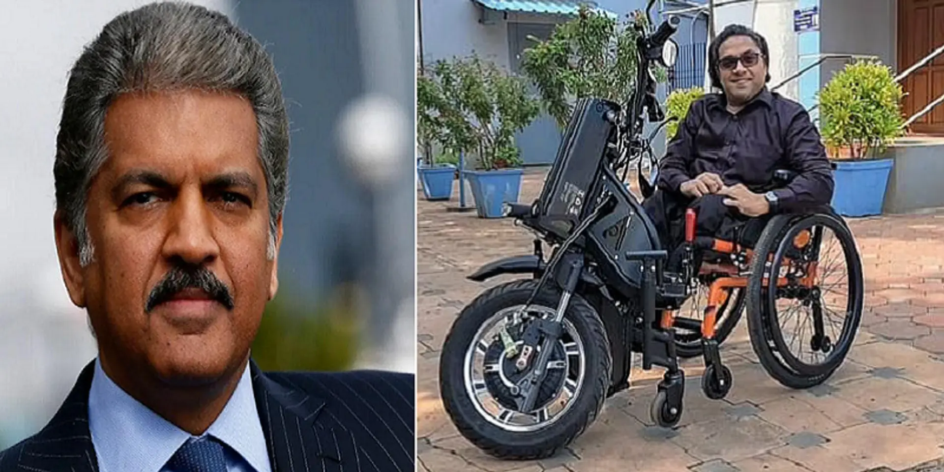 ‘மேட் இன் இந்தியா’ மோட்டார் சக்கர நாற்காலி: ஆதரவு தெரிவித்த ஆனந்த் மஹிந்திரா!