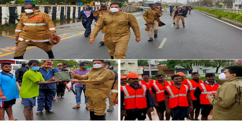 கொட்டும் மழையில் உயிரை பணயம் வைத்து மீட்புப் பணிகள்: 'நிஜ தீரன்' சென்னை போலீஸ்!