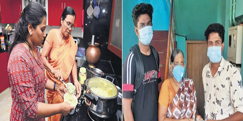 வீட்டில் உள்ள கொரோனா நோயாளிகளுக்கு உணவளிக்கும் உன்னதக் கரங்கள்: ஒரு தொகுப்பு!