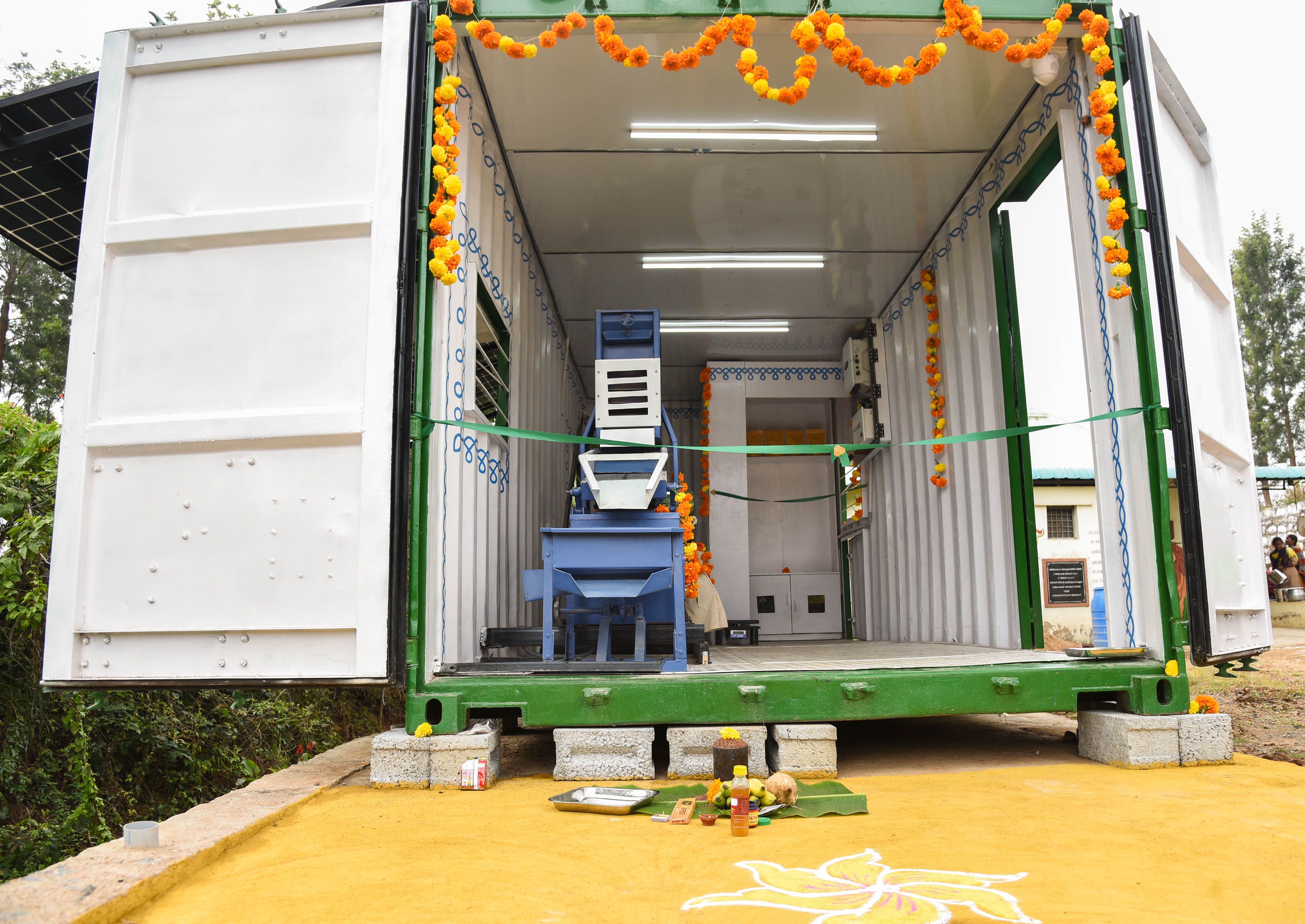 millet solar machine