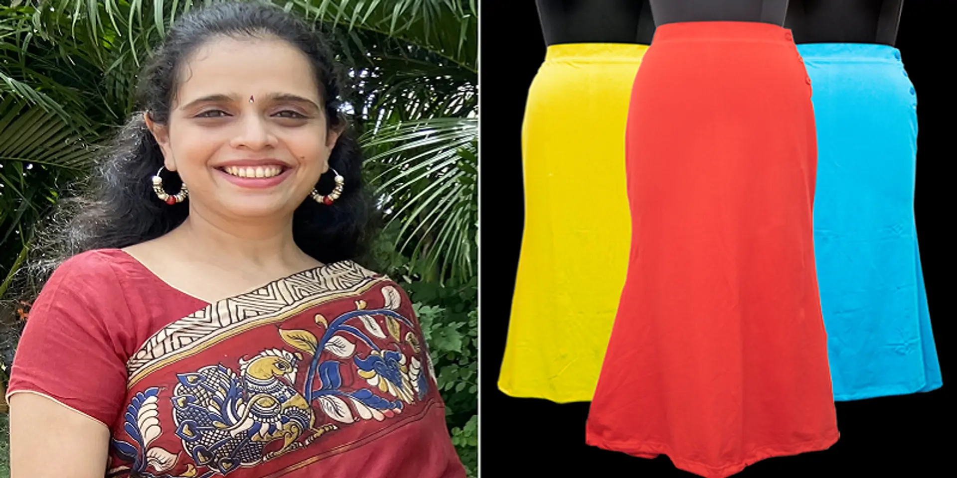 புடவையில் நாள் முழுதும் இருக்க சிக்கலா? ‘ஹப்பாடா’ - புதுவகை உள்பாவடைகள் வெளியிட்டுள்ள நித்யா!