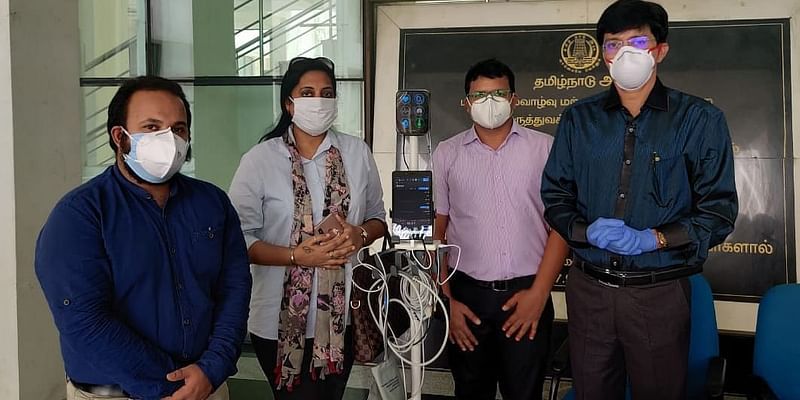 கொரோனா நோயாளிகளை தொலைவில் இருந்து கண்காணிக்கும் அதிநவீன கருவி!