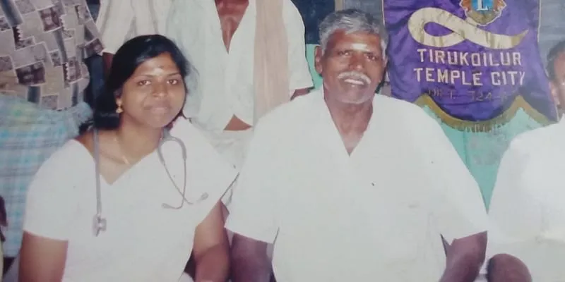 Sivakami with father