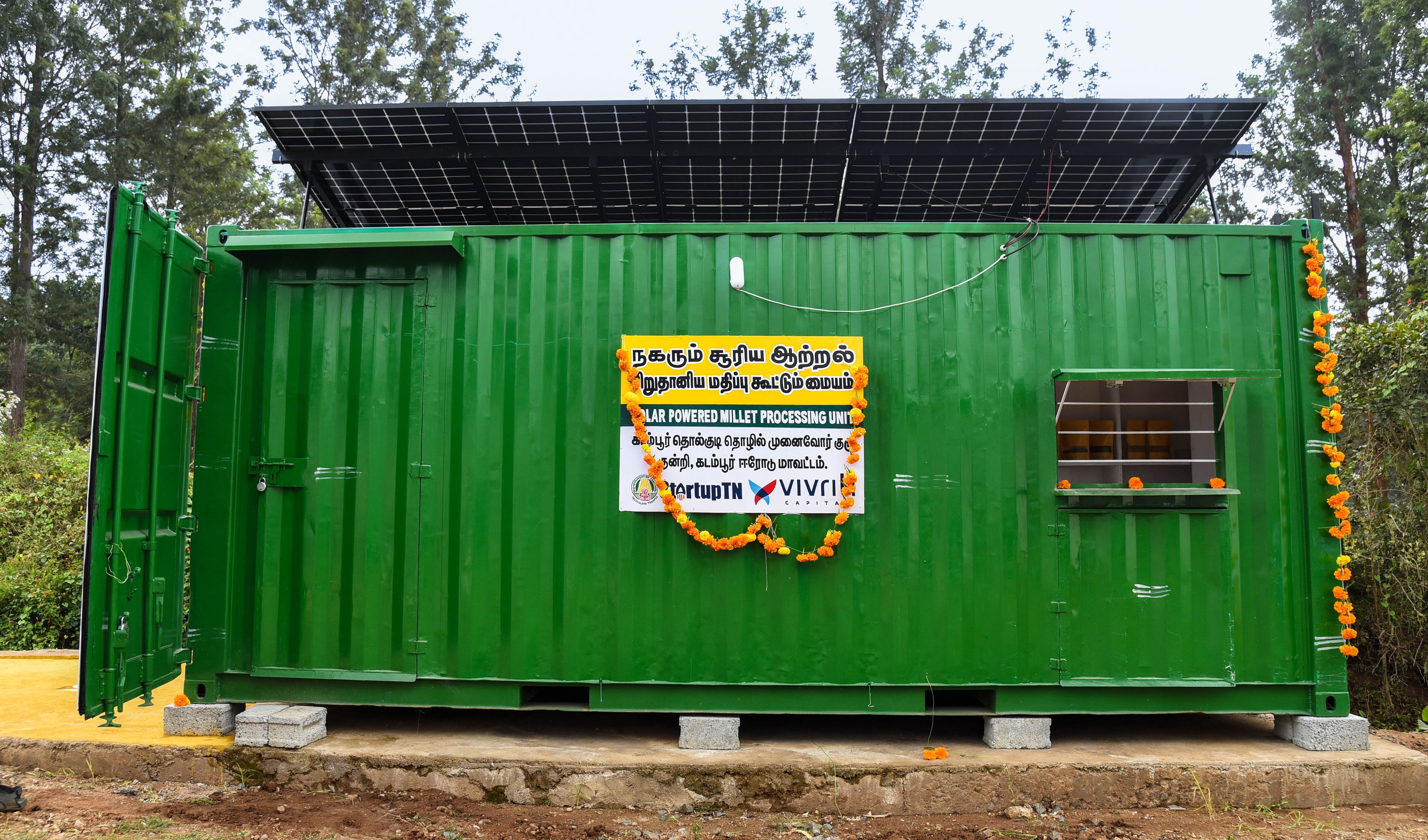 solar millet machine