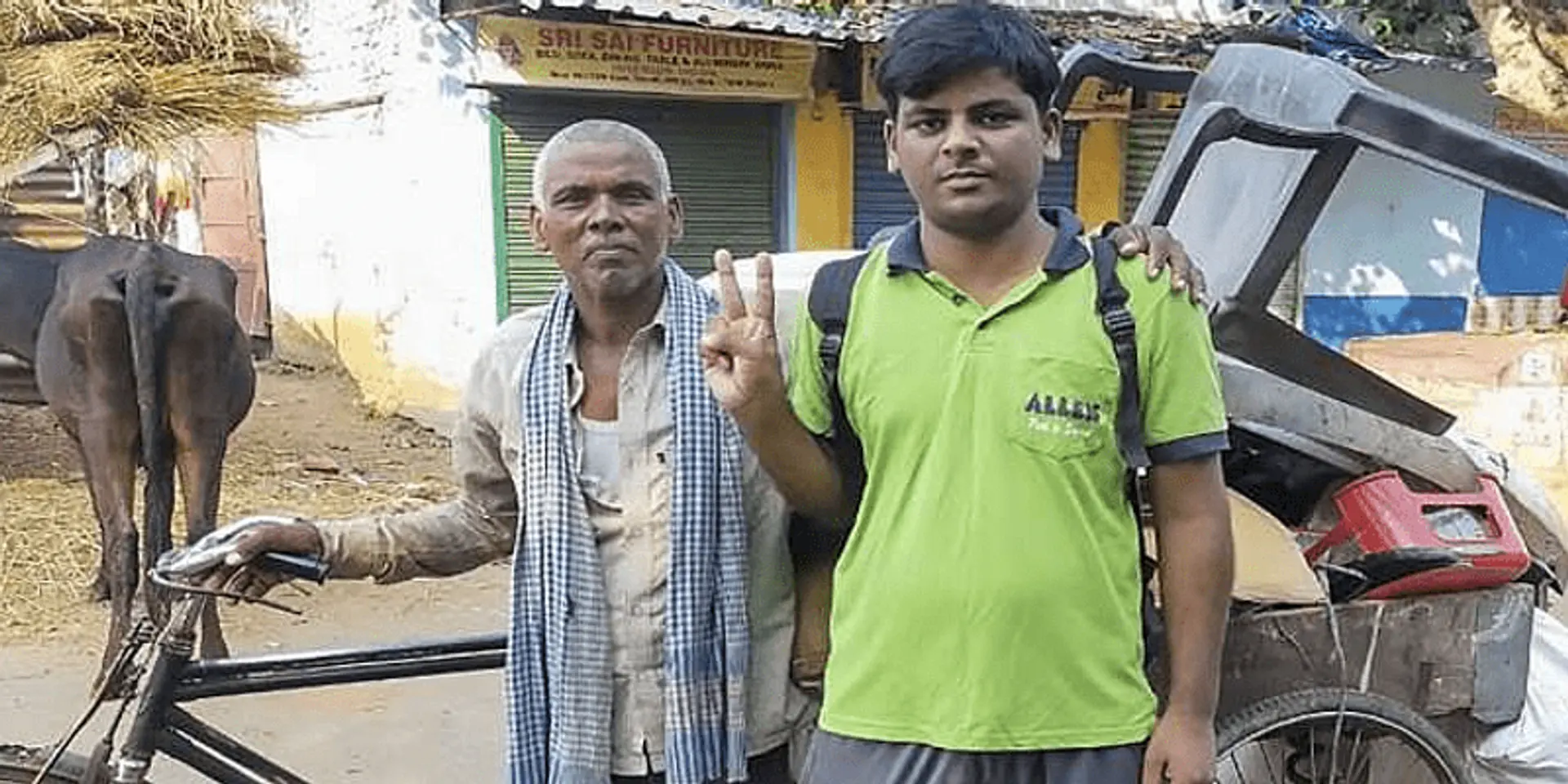 நீட் தேர்வில் தேர்ச்சி பெற்றுள்ள ஸ்கிராப் டீலரின் மகன்!