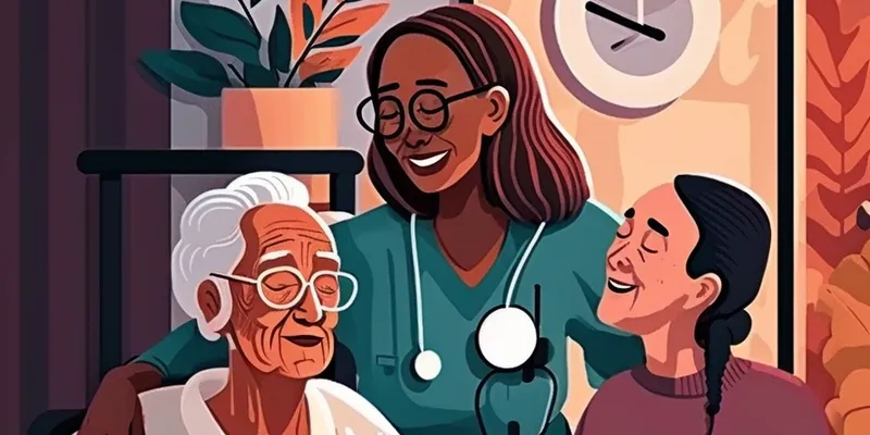 Senior citizens in healthcare 
