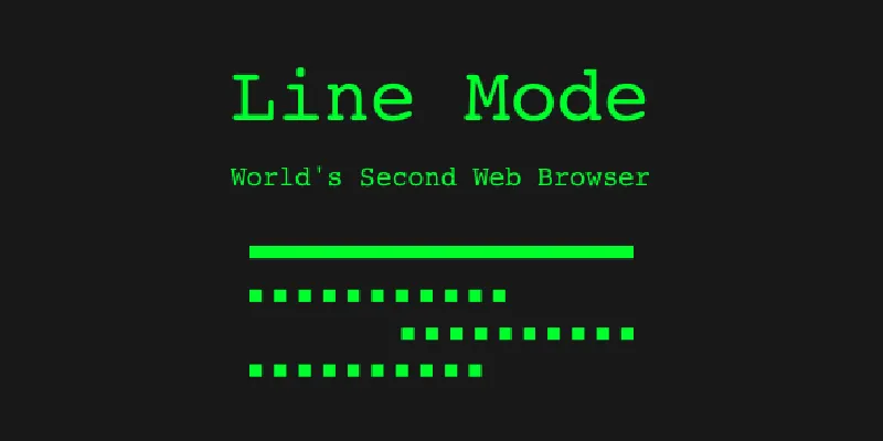 line mode browser