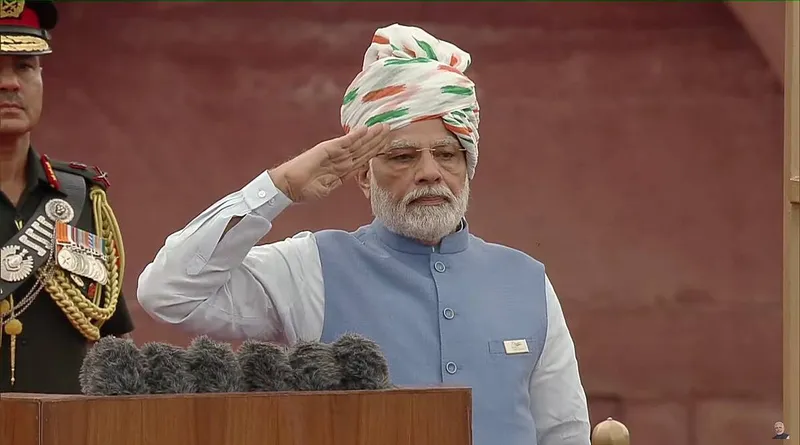 Modi redfort