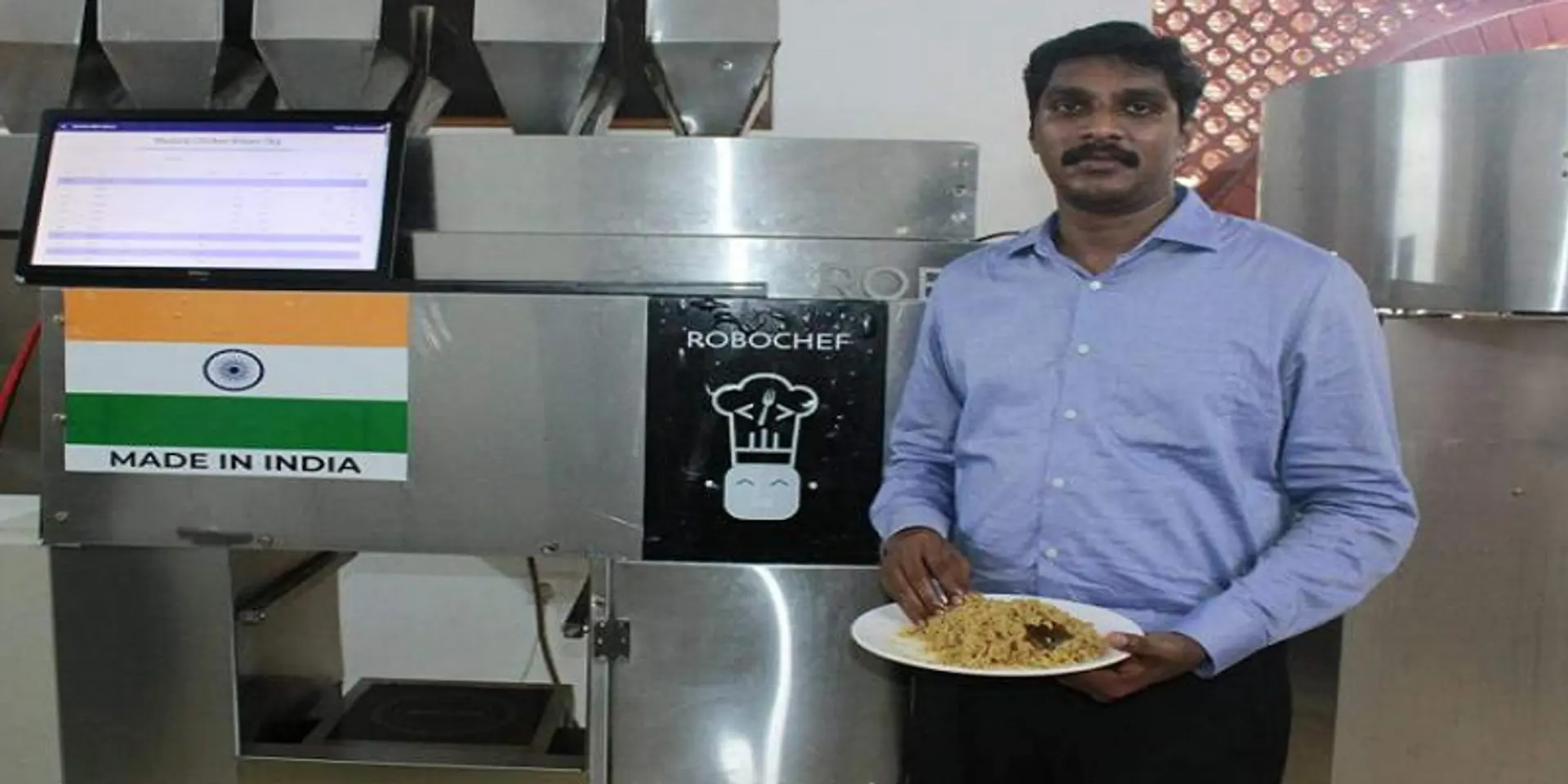 600 வகையான உணவுவகைகளைத் தயாரிக்கும் இந்தியாவின் முதல் இயந்திர சமையல் மனிதன்!