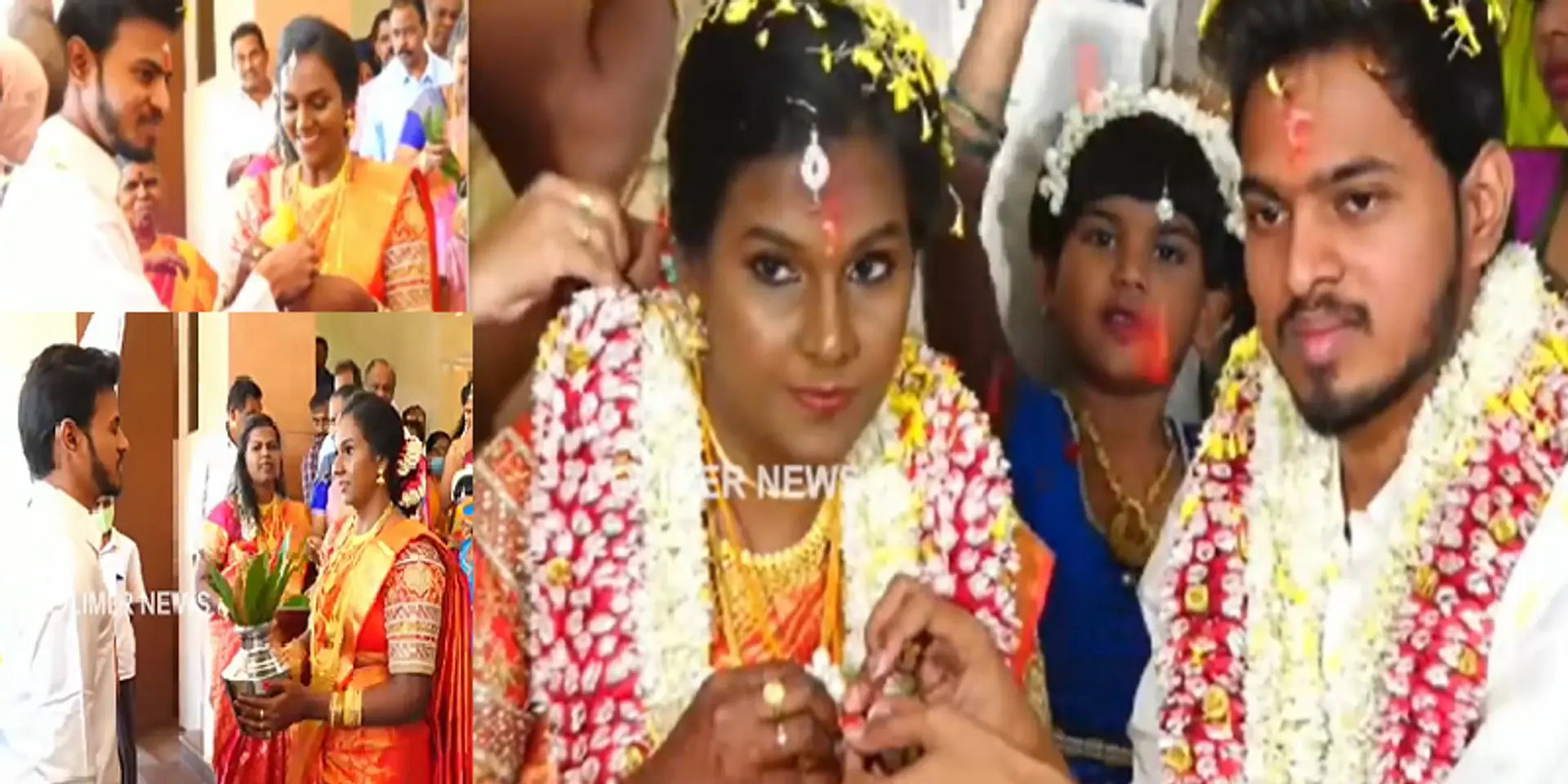 மதங்களைக் கடந்த திருமணம்: மஞ்சக்கிழங்கு தாலி, பறை முழங்க தமிழர் பாரம்பரிய கொண்டாட்டம்!