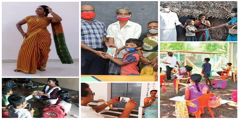 கோவிட் ஊரடங்கில் மாணவர்களுக்கு உதவிடும் அரசுப் பள்ளி ஆசிரியர்கள்!
