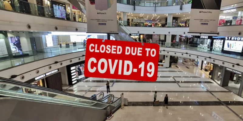 shopping mall closed