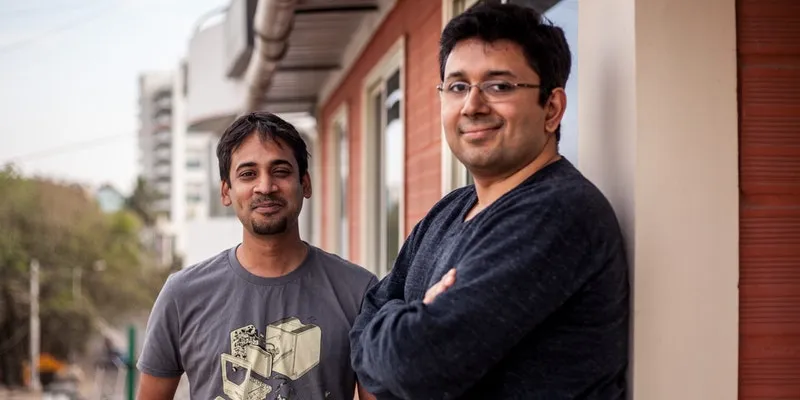 Founders of WiFi Dabba (left-right): Shubhendu Sharma and Karam Laxman