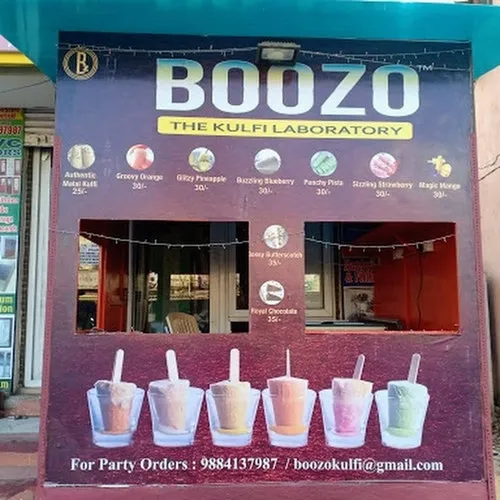 A Boozo kulfi store in Chennai