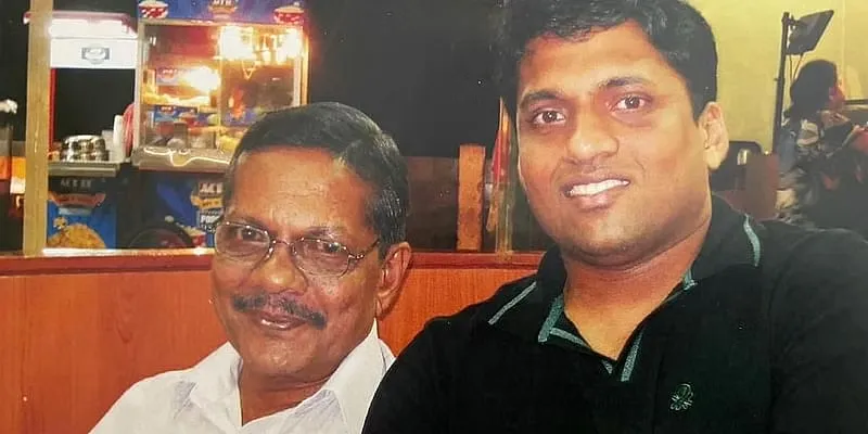byju with his father
