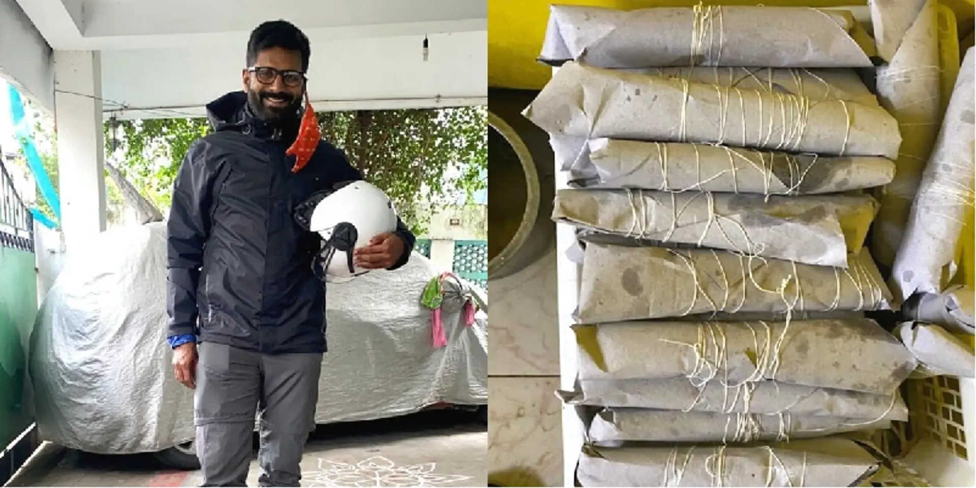 நிவர் புயல் சமயத்தில் 3000+ பேருக்கு உணவுப் பொட்டலம் வழங்கிய ஸ்ரீனி சுவாமிநாதன்!