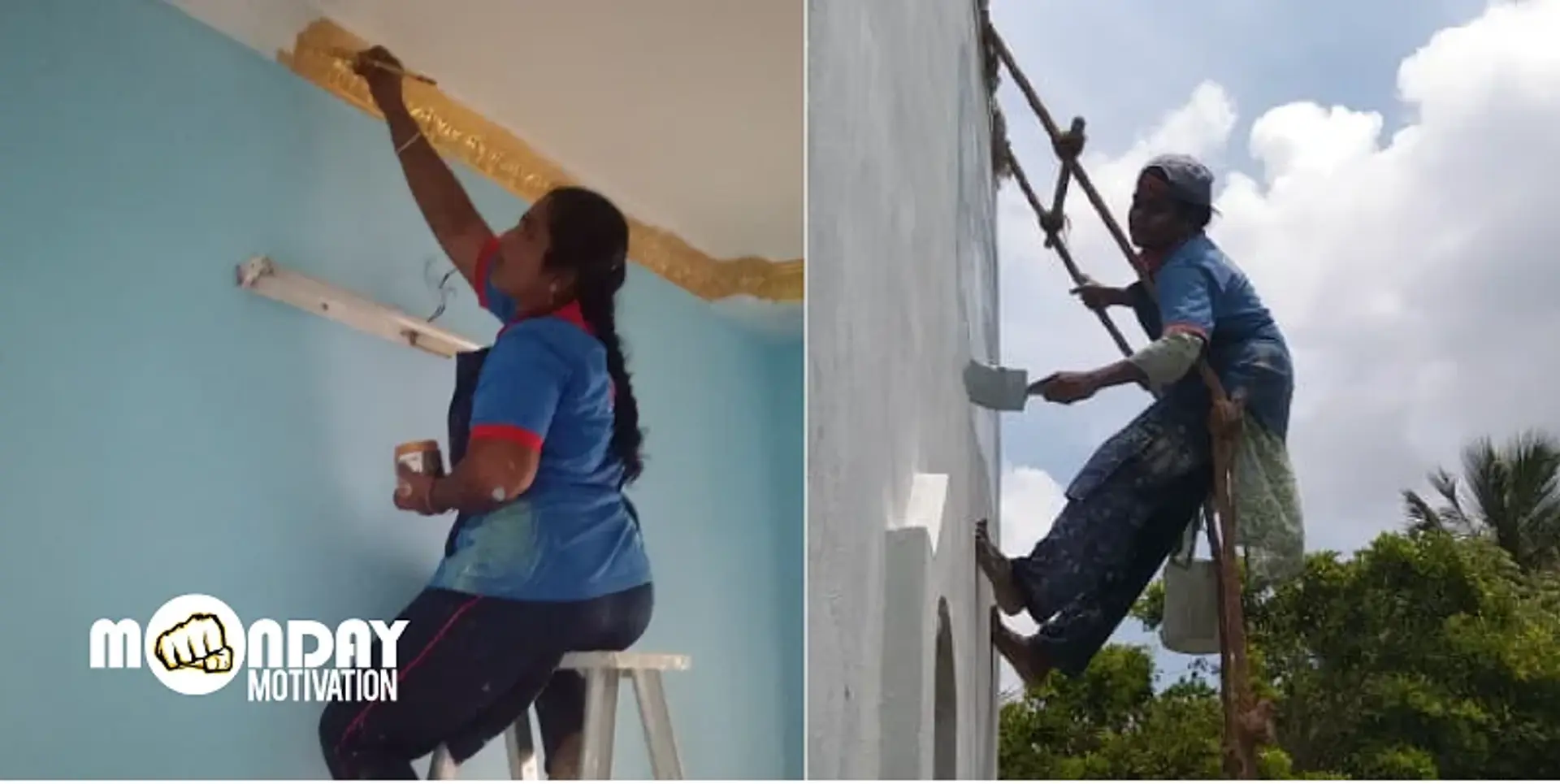 ஆண்கள் ஆதிக்கம் செலுத்தும் பெயின்டிங் துறையில் செயல்படும் பெண்கள்!
