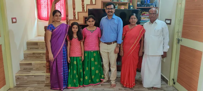 with family