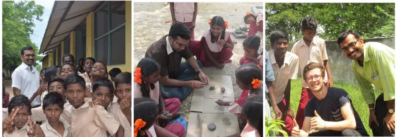 With children