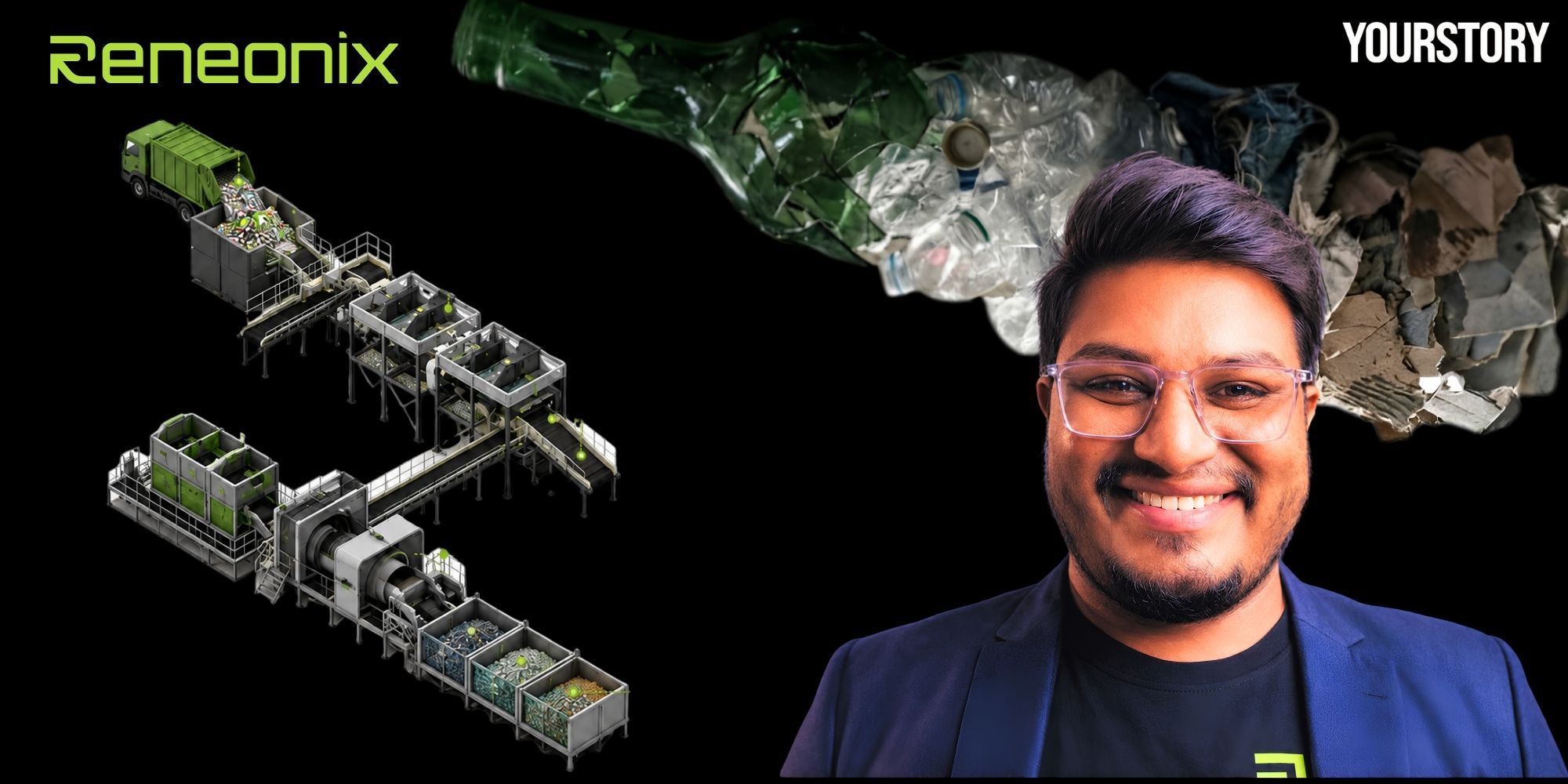 Reneonix builds recycling infrastructure to turn used glass into factory-grade raw material