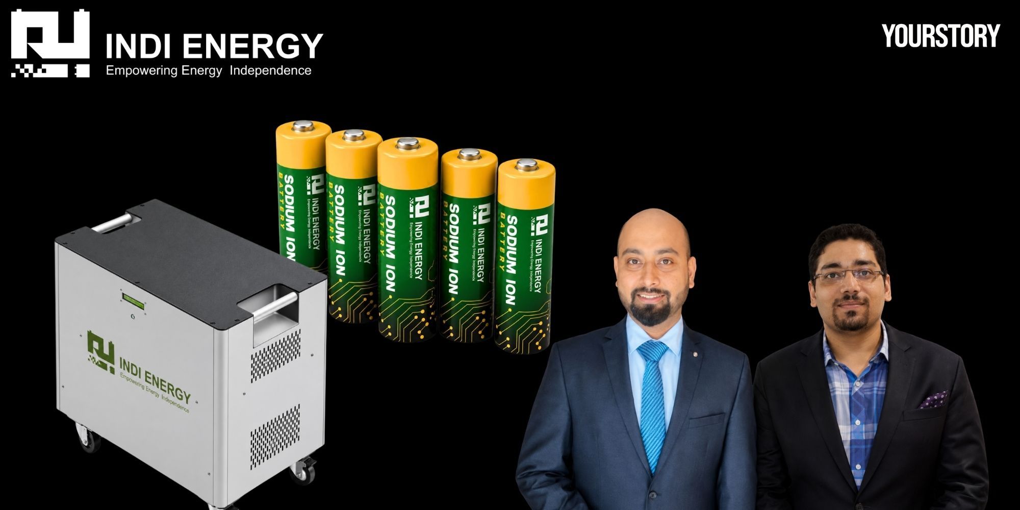 Indi Energy makes sodium-ion batteries with an anode built from farm waste