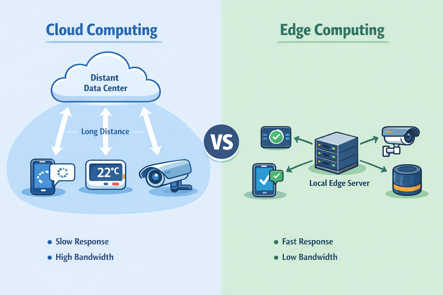 Cloud computing Vs Edge Computing