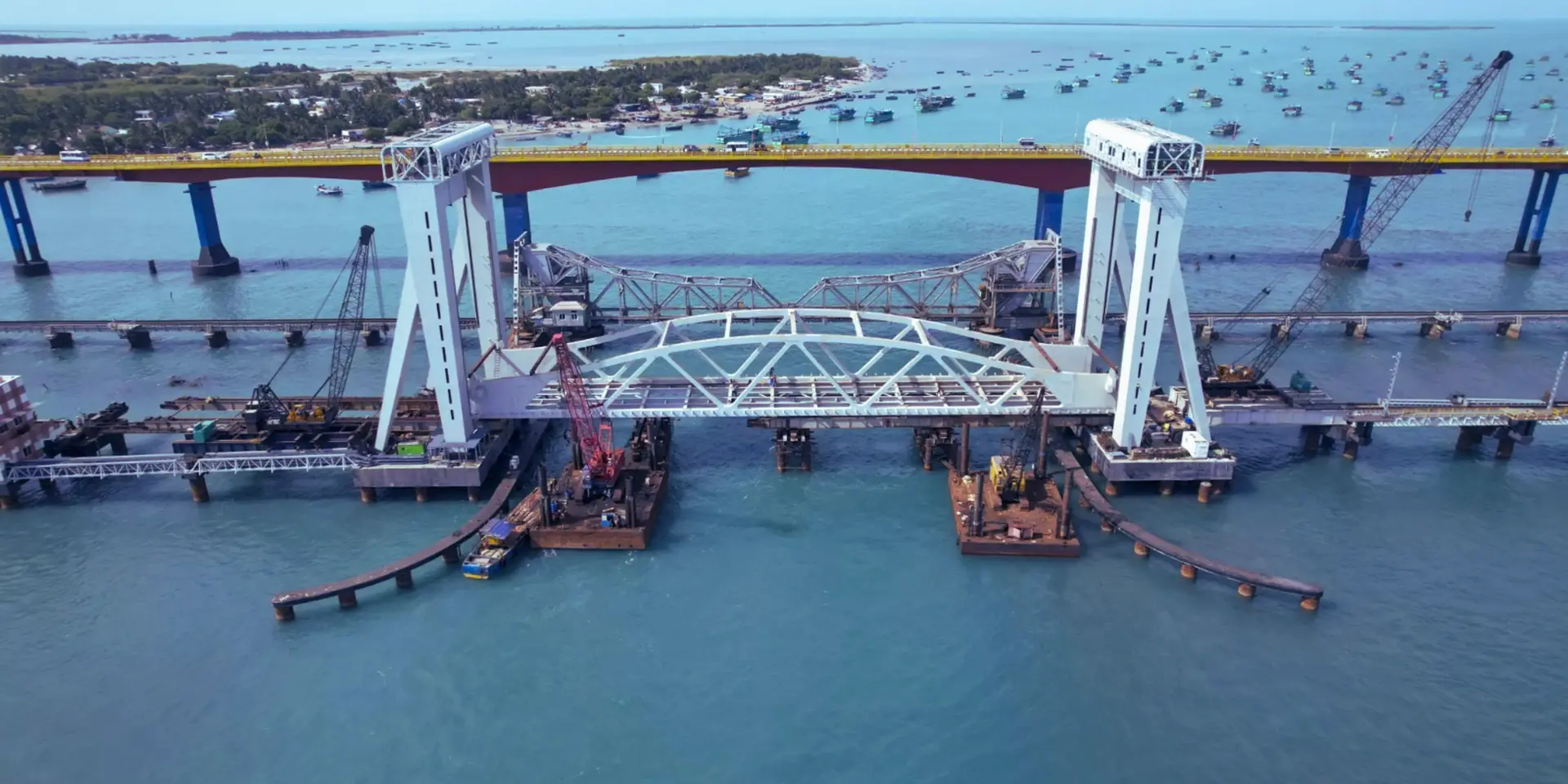 India’s First Vertical Lift Railway Sea Bridge Inaugurated in Rameswaram
