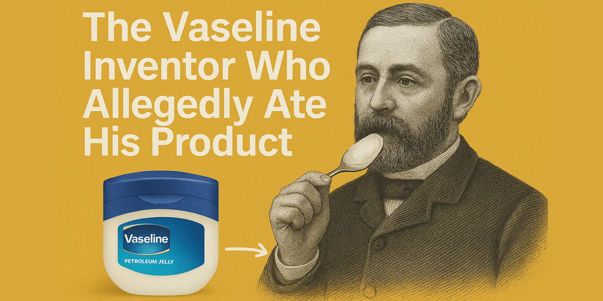 Meet the Vaseline inventor who allegedly ate his product