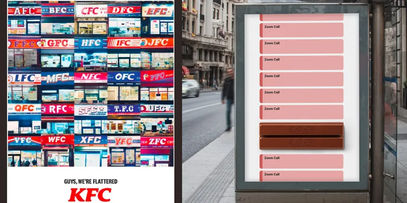 KFC Ad and KitKat Ad