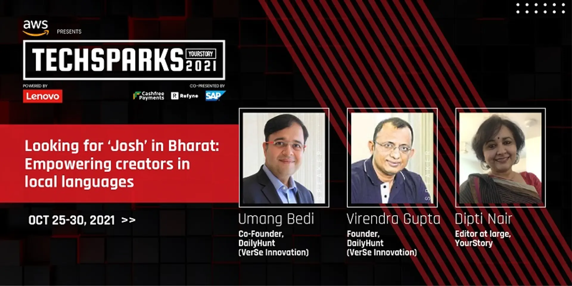 Unleashing creator power from Bharat, Umang Bedi and Virendra Gupta unbox the 'josh' economy at TechSparks 2021