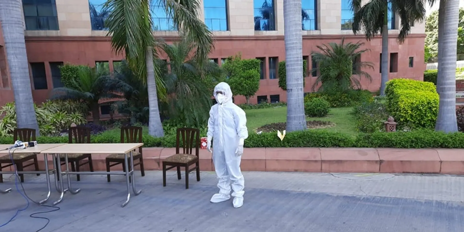 Coronavirus: DRDO designs disinfection chamber, special face mask for healthcare professionals
