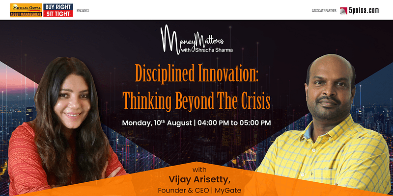 MyGate CEO Vijay Arisetty speaks to Shradha Sharma about the need for ‘disciplined innovation’ and how handling crises as an IAF pilot has prepared him to help others during the pandemic

