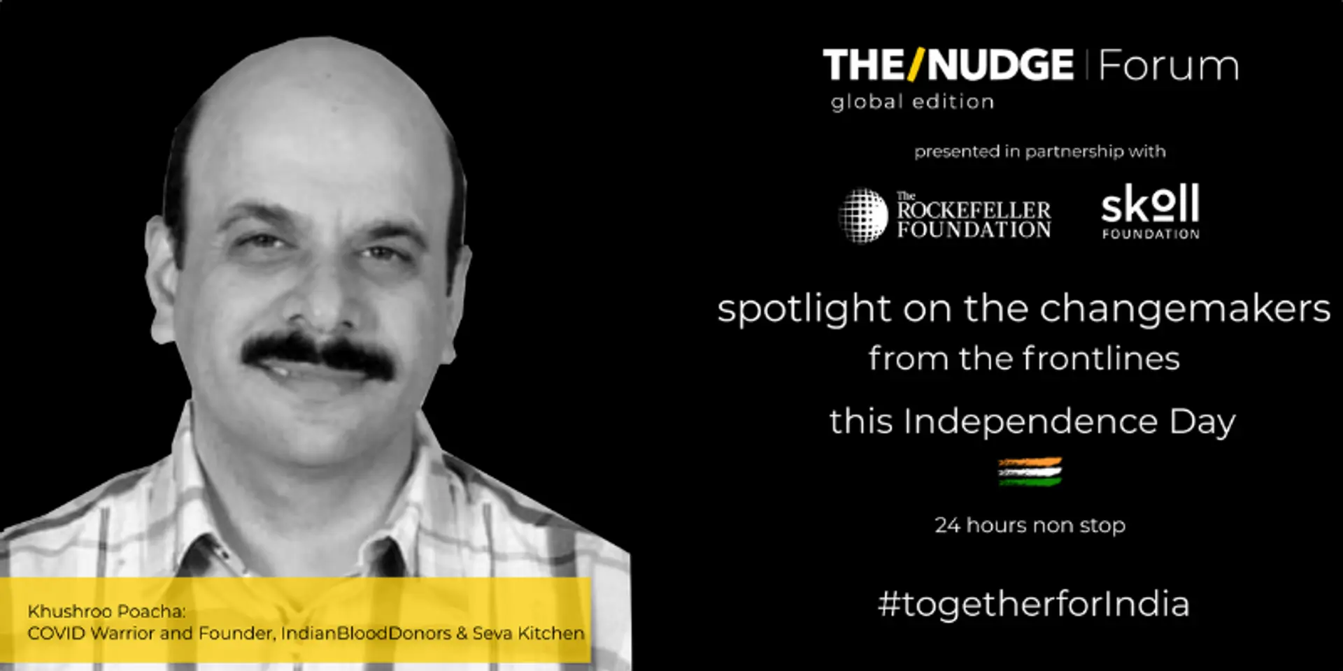 Seva Kitchen and IndianBloodDonors' Khushroo Poacha on what it takes to make changemaking a people’s movement