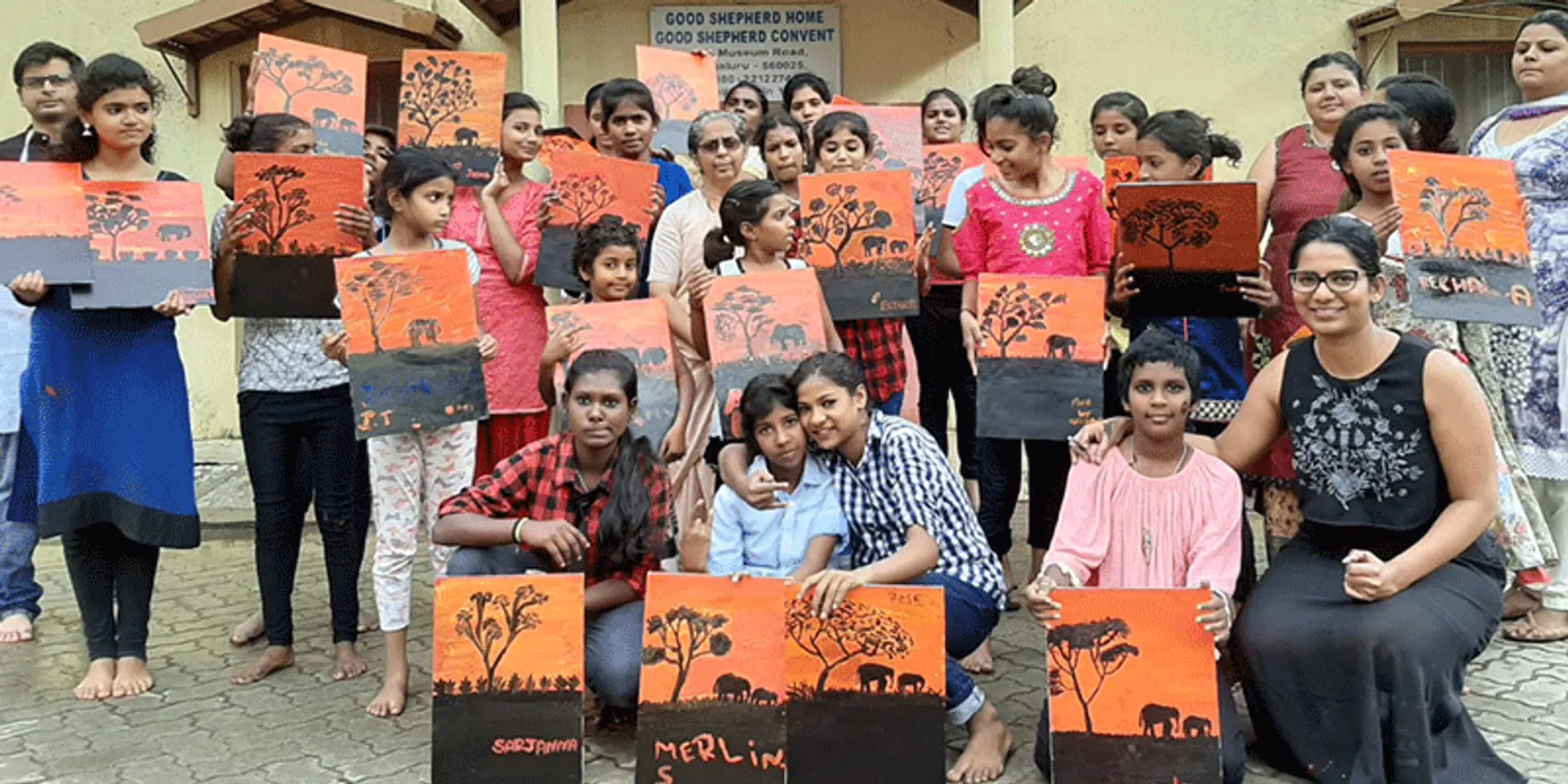 How The Crimson Canvas is adding colour to the lives of less-fortunate children through painting workshops