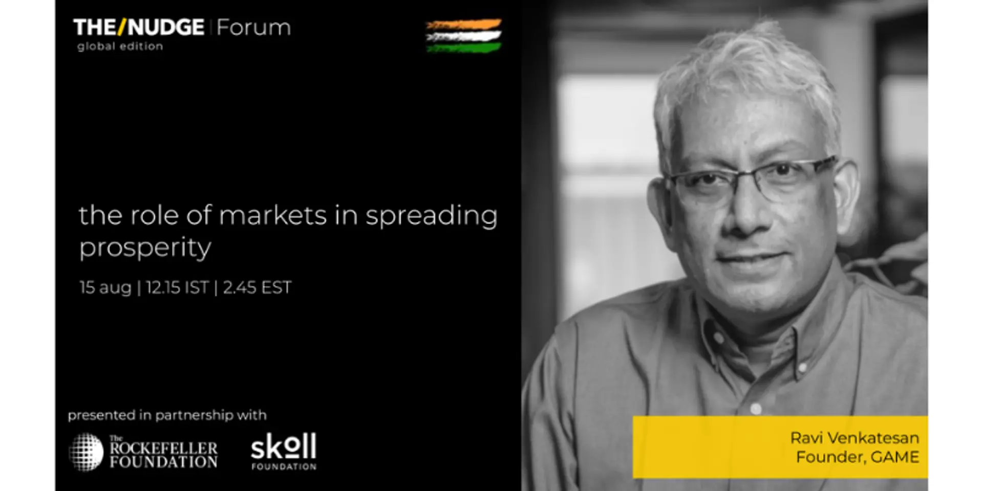 GAME’s Ravi Venkatesan decodes the power of mass entrepreneurship to drive India’s growth