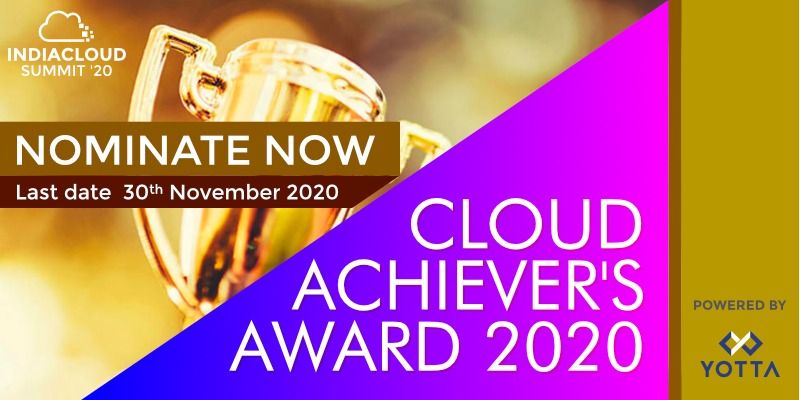 Apply to the Cloud Achievers’ Award 2020 and give your cloud innovation the recognition it deserves 
