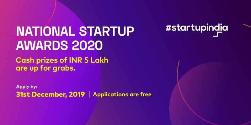 National Startup Awards 2020: rewarding startups and ecosystem enablers building innovative products and solutions 
