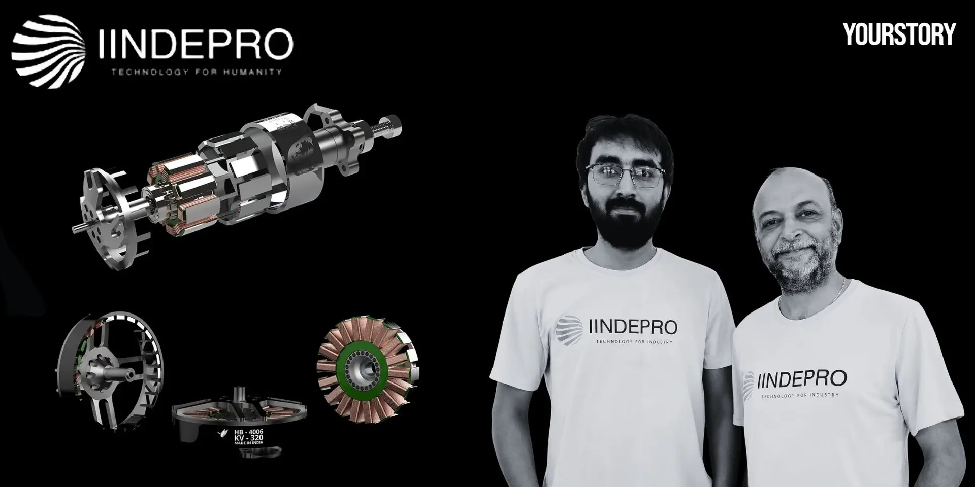Iindepro Dynamics makes the electric motors that spin a drone's propellers