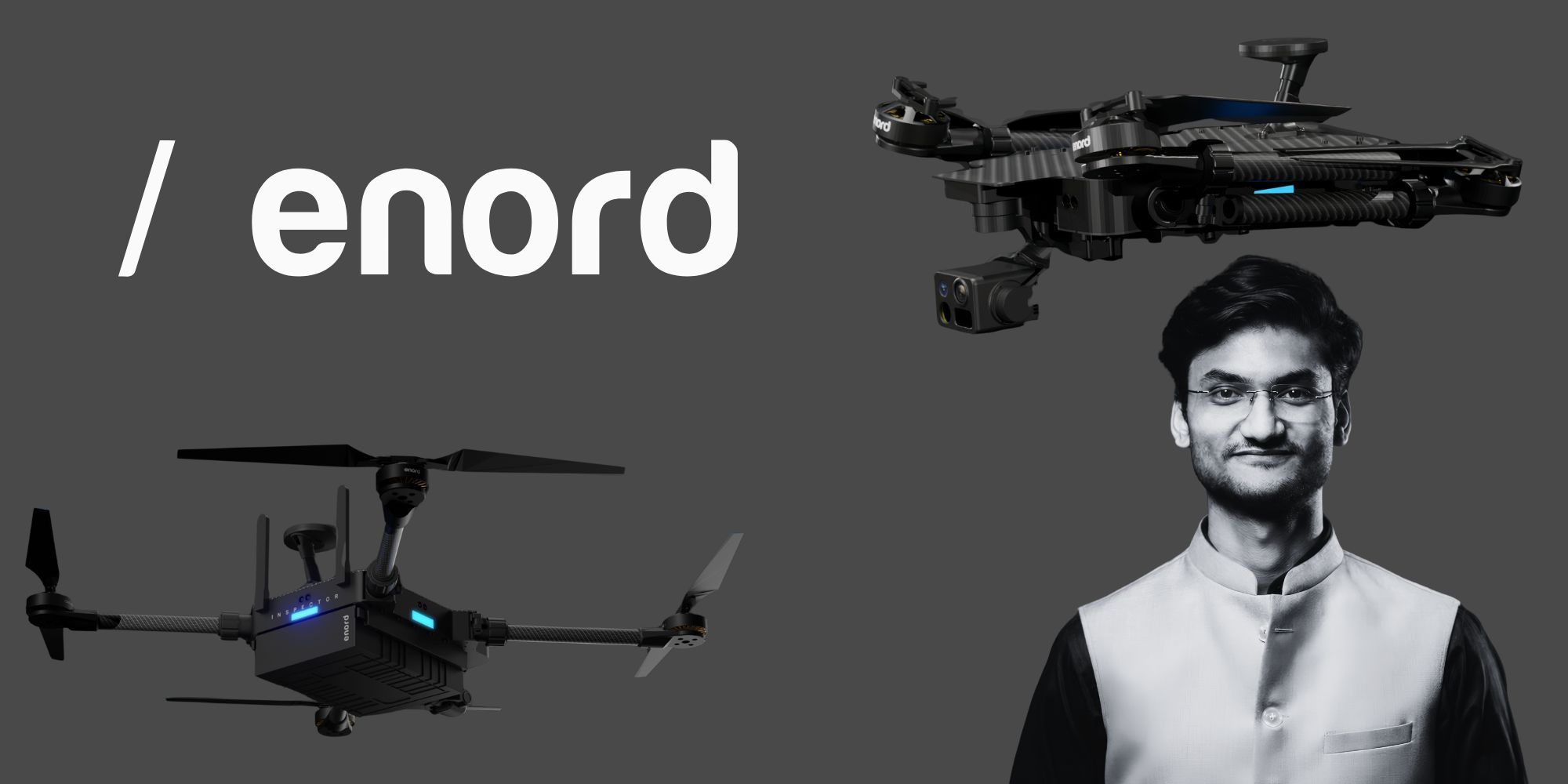 Most drones are lost without GPS. Enord builds ones that are not