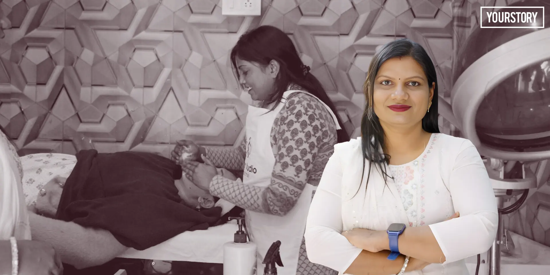 How a home-run beauty service grew into a local salon in Ghazipur