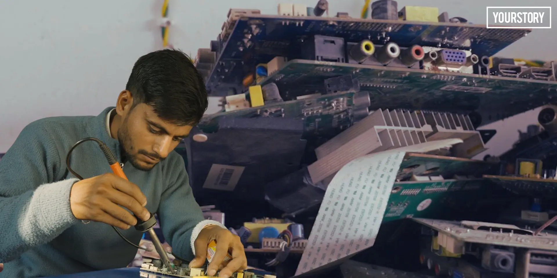 In Kaushambi, a small electronics repair shop builds steady local demand
