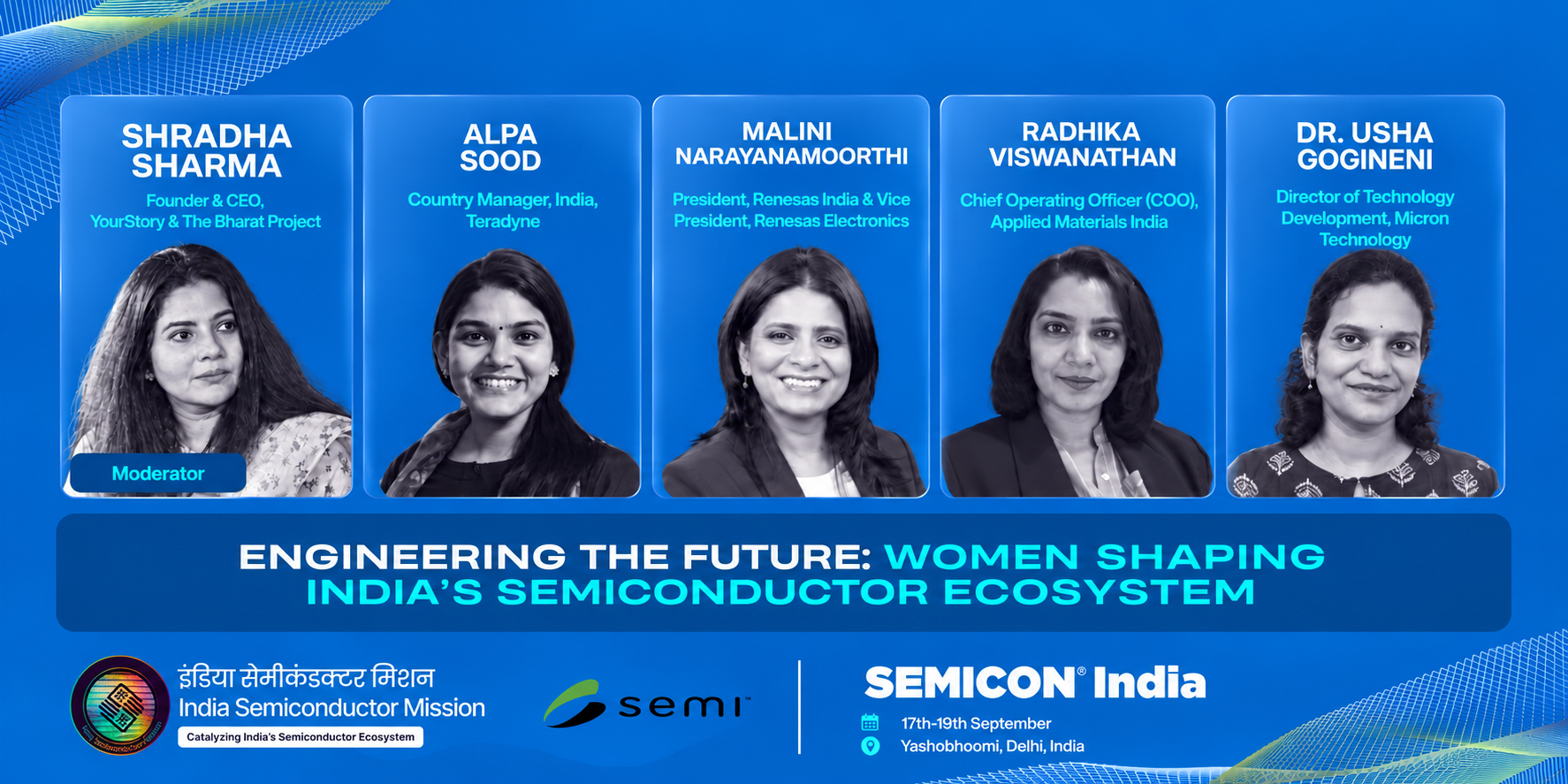 Women shaping India’s chip future take centre stage at Semicon India 2026
