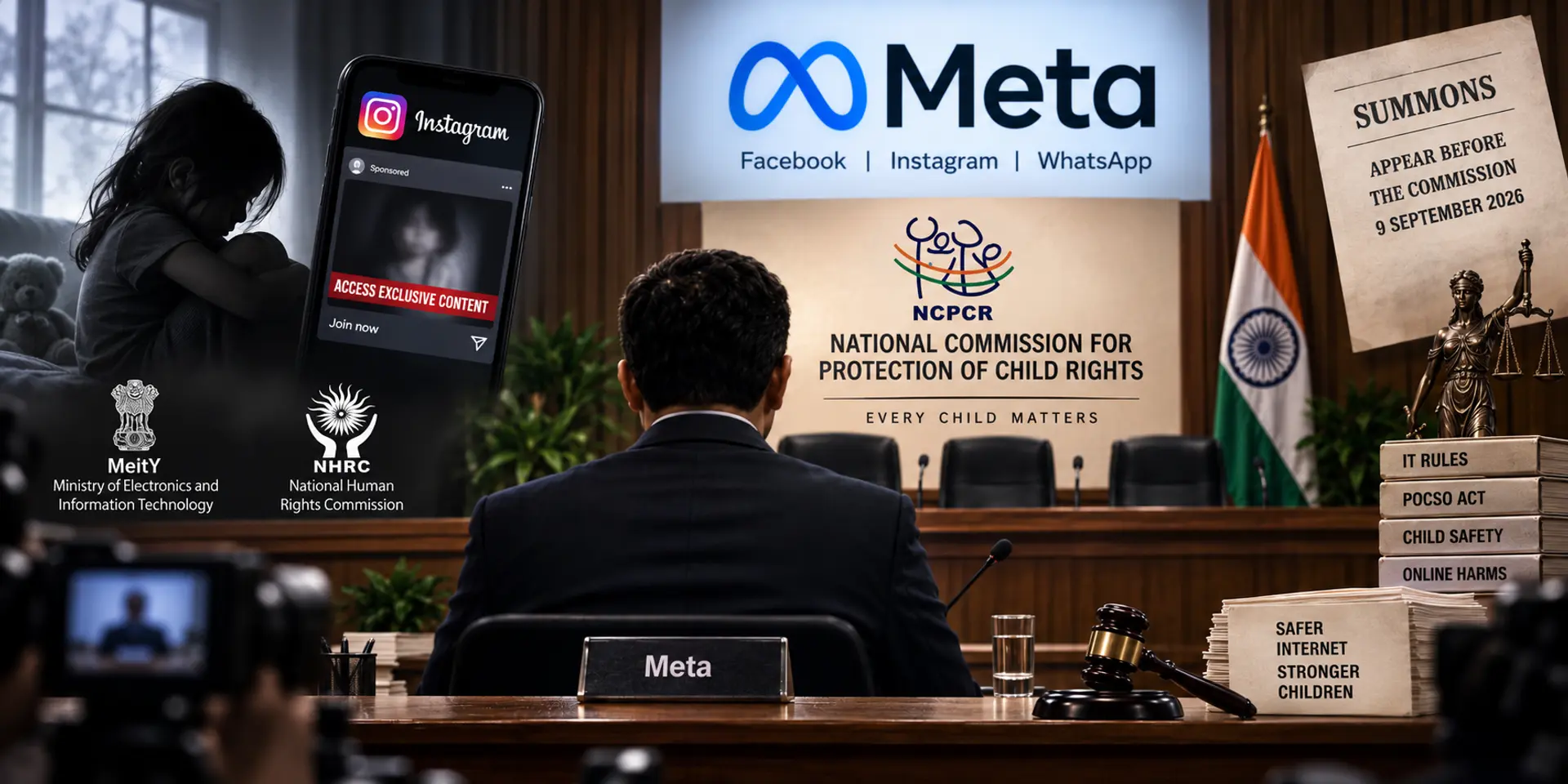 NCPCR summons Meta India head as inquiry into child abuse ads on Instagram gathers pace